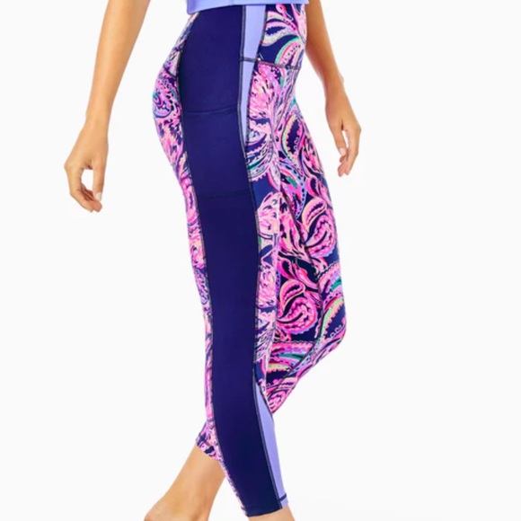 {Lilly Pulitzer} Brand New Weekender High Rise Midi Leggings - Picture 4 of 13